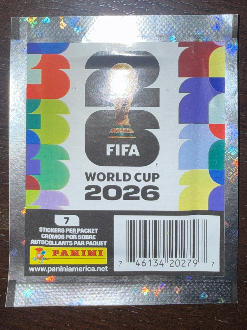 Panini 2026 World Cup Official Sticker 1 Pack 7 Stickers